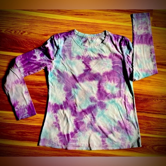 Custom Tie Dyed Long Sleeve - Picture 1 of 4